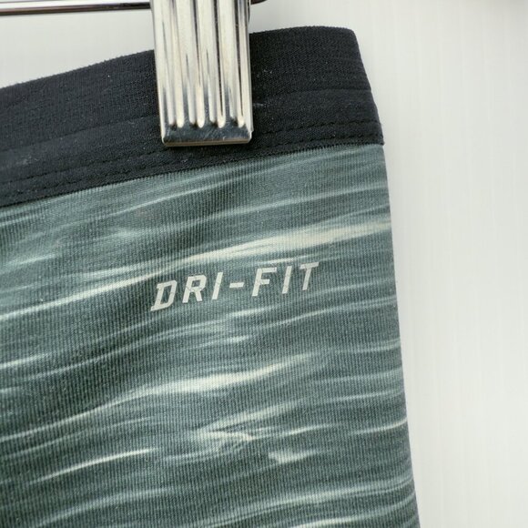 NIKE‎ DRi-Fit Spacedye Heathered  Athletic Training Green White Shorts Size M - Picture 3 of 8